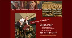 Desktop Screenshot of joerg-langer.de
