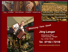 Tablet Screenshot of joerg-langer.de